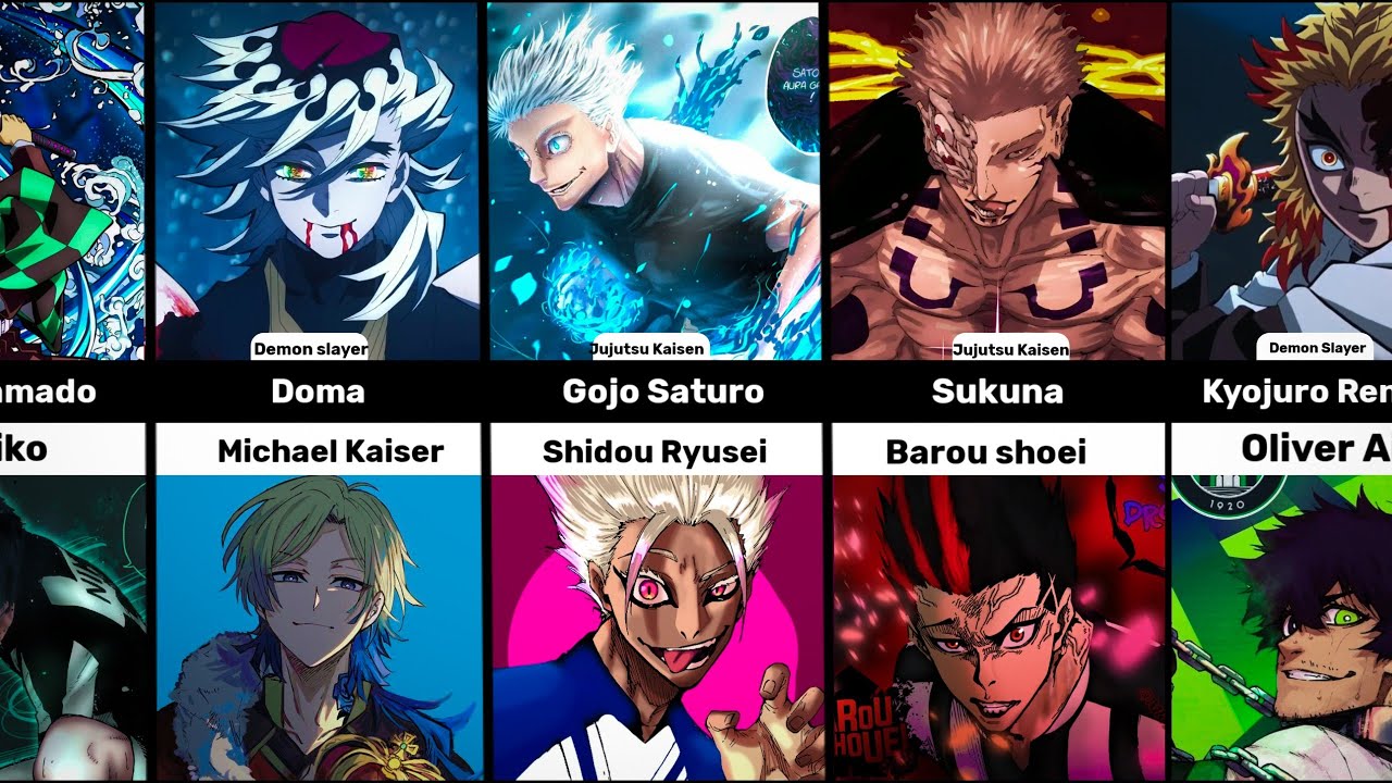 Blue Lock characters with same voice actor in anime characters 