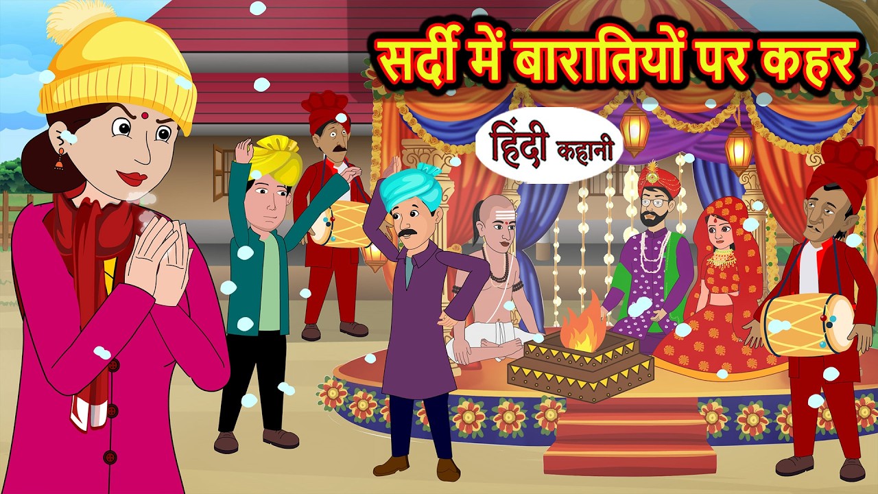 सर्दी में बारातियों पर कहर | Hindi Story | Bedtime Stories | Moral Story | Fairy Tales | Storytime