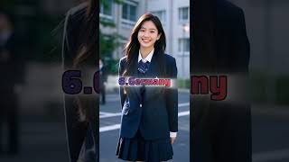 Top 10 countries with most beautiful school uniform ♥️ #shorts #uniform @Xthetics-official Top 10 countries with most beautiful school uniform ♥️ #shorts #uniform @Xthetics-official