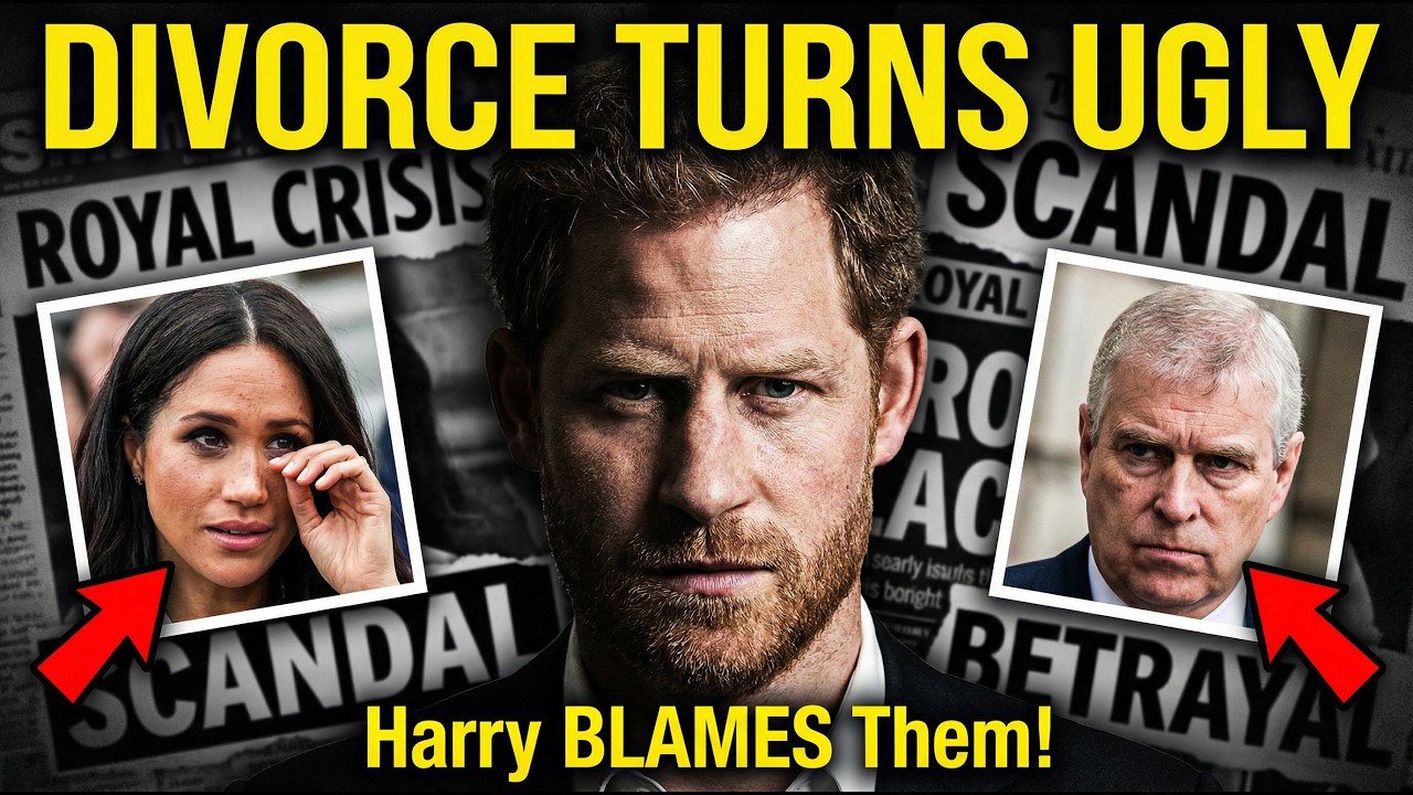 Divorce Turns UGLY — Harry BLAMES Meghan & Andrew For Ruining Everything!