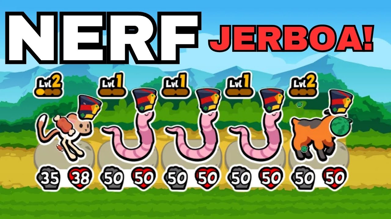 Worm "Nerf" Makes Jerboa Actually INSANE (Super Auto Pets) YouTube