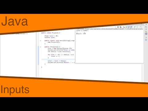 Java Ep8 - Inputs