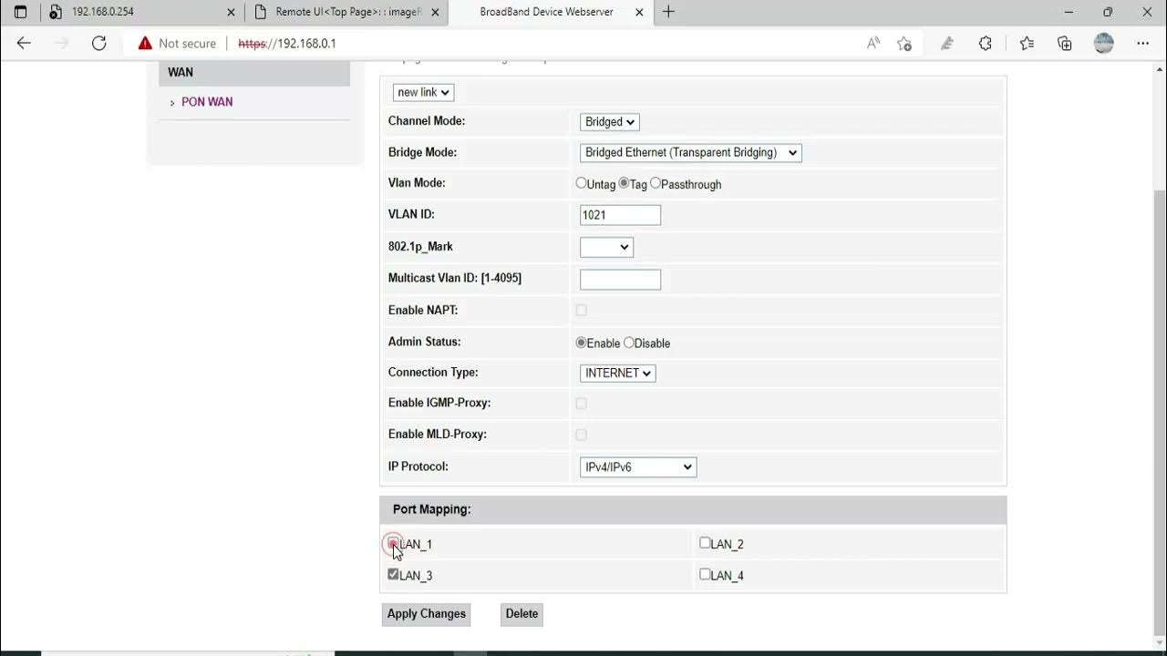 How to bridge mode DZS router DZS Router Bridge mode H660EWV YouTube