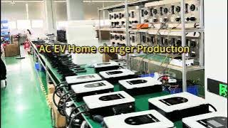 Streamlined Production: Dual Line AC & Portable EV Charger Manufacturing #evchargerfactory