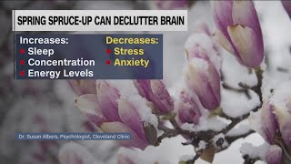 Spring cleaning helps improve mental health