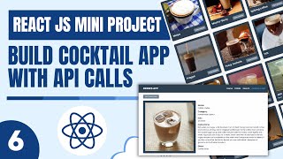 Creating Page and API to Get and Show All Drinks Categories | Cocktail App With React JS | Part 6