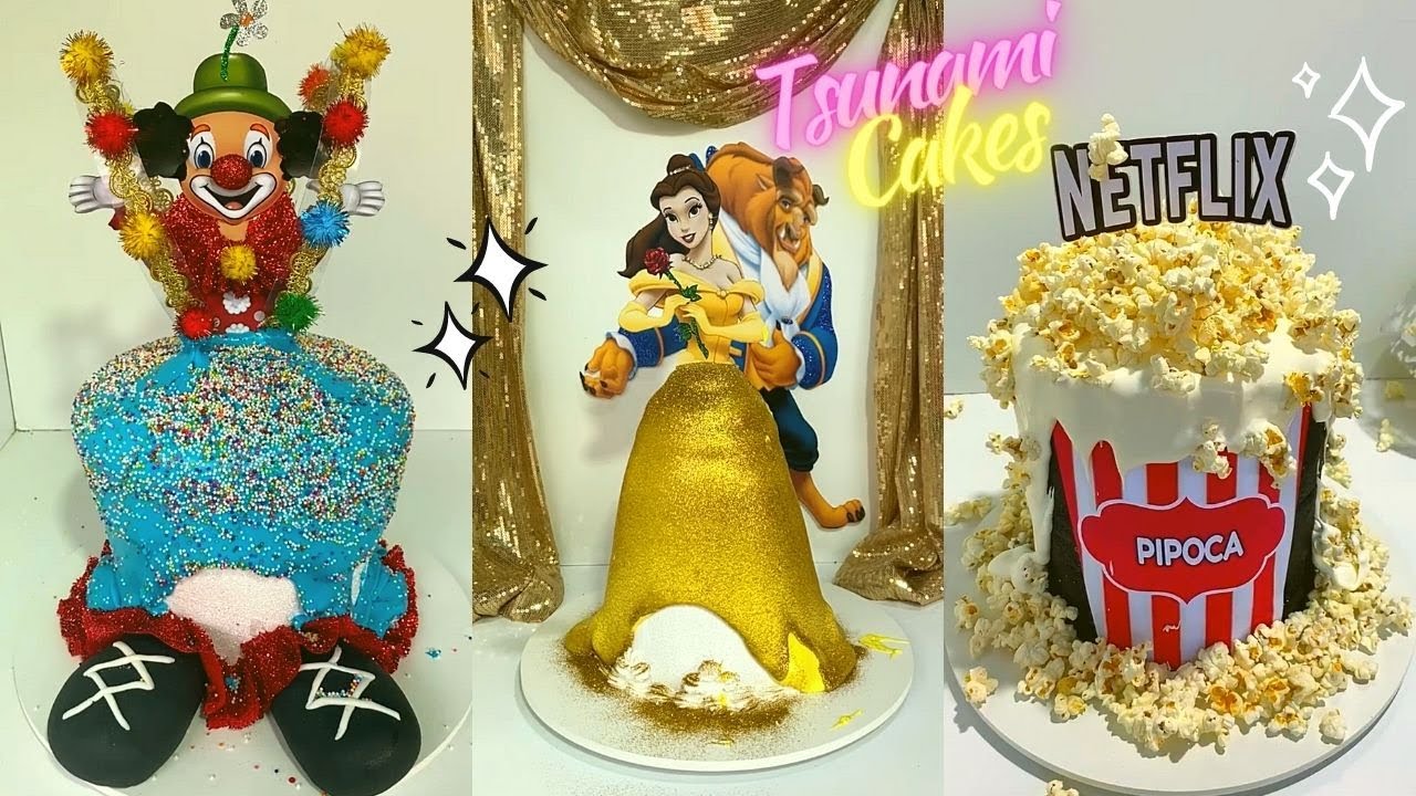 Pull Me Up Cakes || Tsunami Cake || Most Satisfying Cake Decorating ...