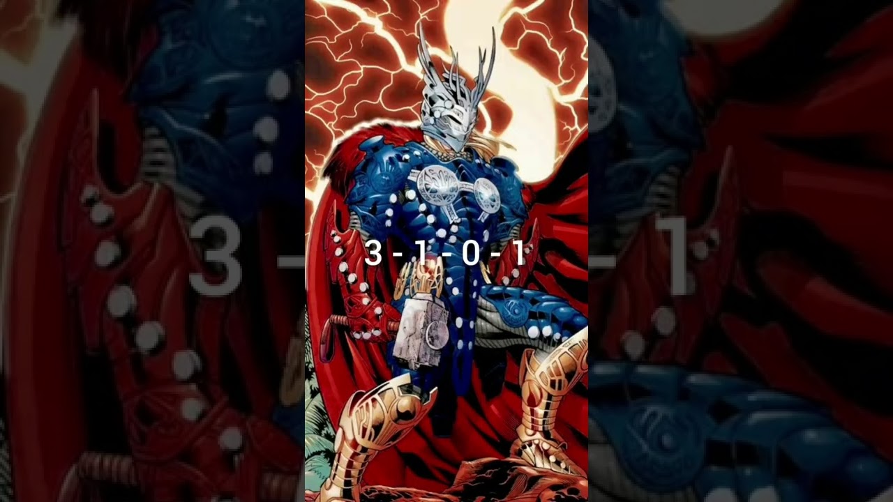 Cosmic Immortal Hulk vs Rune King Thor vs Spiderman (Beyonders Powers) vs Living Tribunal 