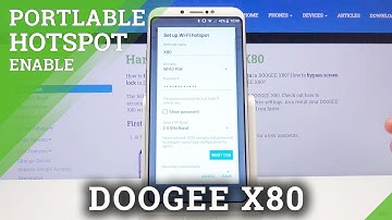How to Create Portable Hotspot in Doogee X80 - Share Wireless Wi-Fi
