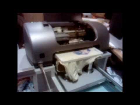 Переделка принтера EPSON для прямой печати по ткани