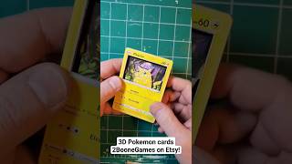 3D Pokemon cards on Etsy! #pokemon #diy #giftideas #pokemontcg