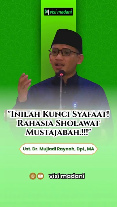 Inilah Kunci Syafaat! Rahasia Sholawat Mustajabah.!!! @CircleSejalan #klip #ustadzmujiadi