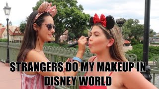Information STRANGERS DO MY FULL FACE OF MAKEUP IN DISNEY WORLD!!! 2018 | Isabella Goria Update