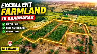 Surrounded by HMDA layouts | The best farm land in shad nagar