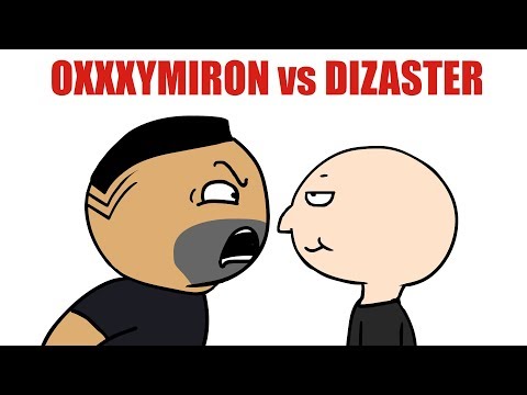 OXXXYMIRON vs DIZASTER ЗА 25 СЕКУНД ! (Мульт)