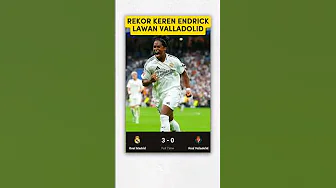 Real Madrid vs Valladolid⚽ Endrick Memang Keren😎#beritabola thumbnail