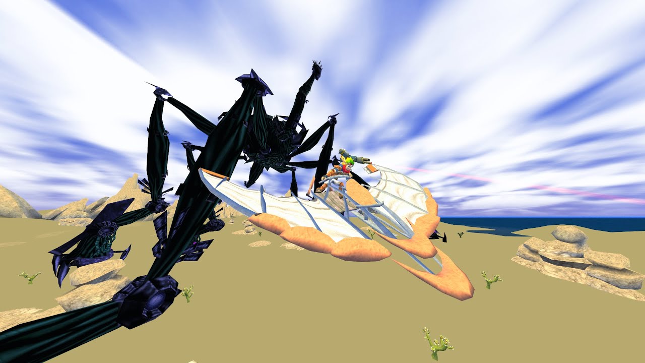 JAK 3 PARCOURT FINAL BOSS PLANE FIGHT 2 HARD ! 