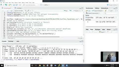 Creating MCP home ranges in R Studio