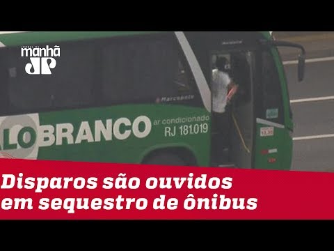 Disparos são ouvidos em sequestro de ônibus na Ponte Rio-Niterói