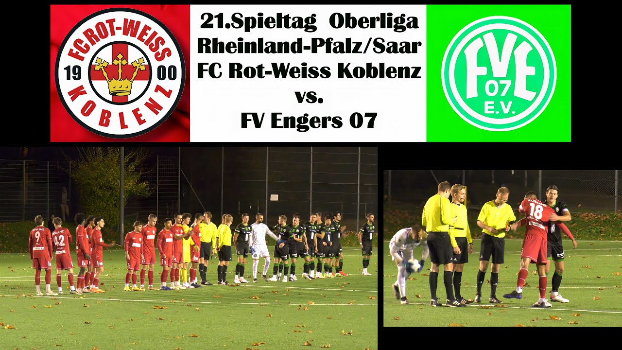 Oberliga Rheinland-Pfalz/Saar: FC Rot-Weiss Koblenz vs. FV Engers 07