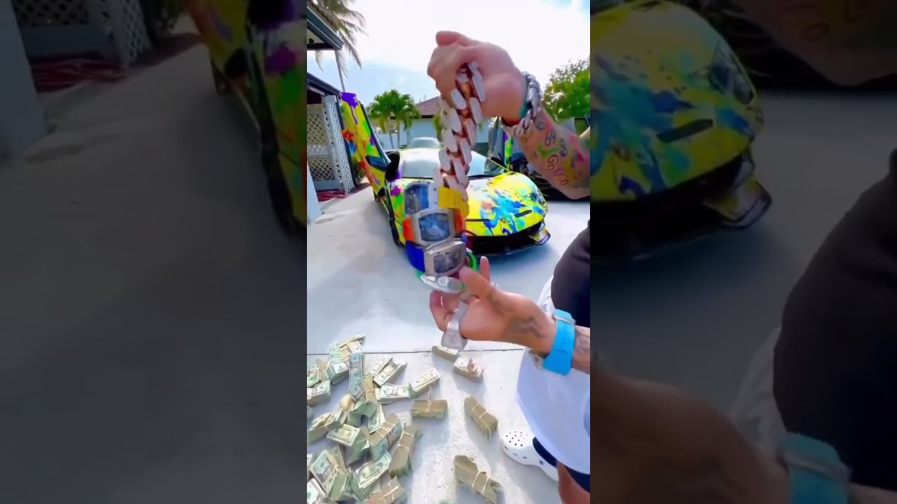 6ix9ine Flexing WOW Viral Shorts Foryou Millionaire Richardmille Rolex Jacob Ig