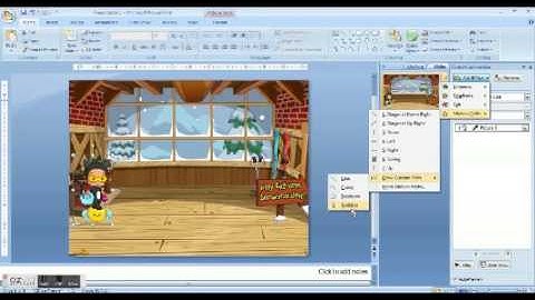 How to make fantage animations using power point 2007