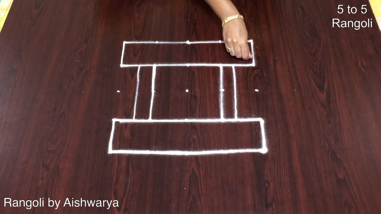 Ratham Muggulu With Dots