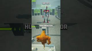 Waybig VS Full Form Humungausor fall or jump Test comment task ben 10 GALVAN #shorts #ben10
