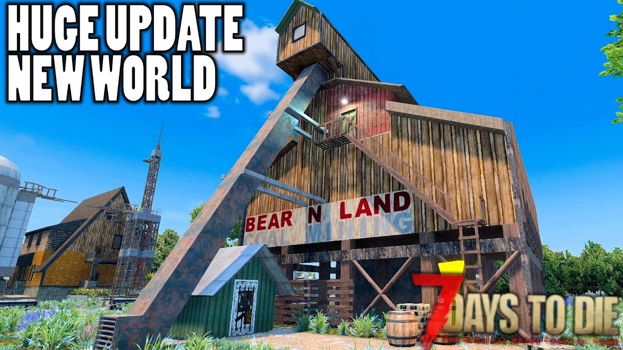 Day 1 Big Early Game Changes Update | 7 Days to Die Alpha 21 Gameplay ...