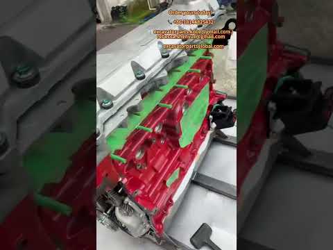J08 Bare Engine (Long Block) kobelco excavator parts video