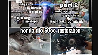 Broken Scooter Honda Dio 50cc Restoration and Successful Processing Part 2