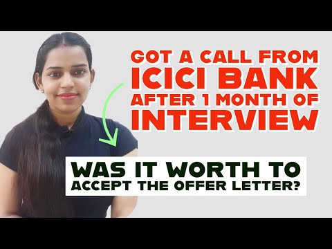Recent Interview Process & Questions asked by ICICI Bank|Offer Letter & Joining ??
