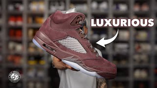 The Air Jordan 5 'Burgundy' Is The Return of a 2006 Classic That Screams Luxury. Review and On Feet!