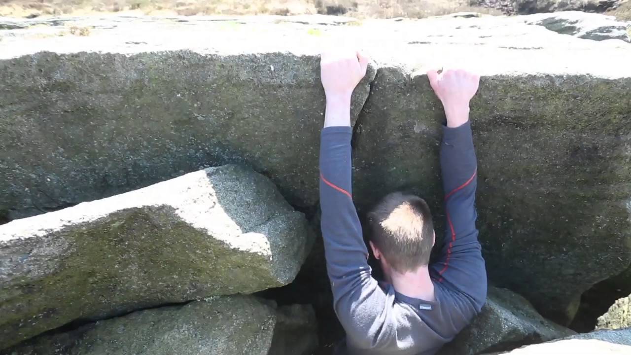 Wimberry Rocks, Chew Valley - Starvation Chimney - YouTube