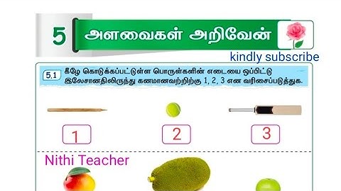 3rd std malar maths term 2 unit 5 அளவைகள் அறிவேன் EE maths work book ans key pg no 39-46 malar 3rd