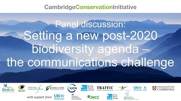 Setting a new post-2020 biodiversity agenda – the communications challenge