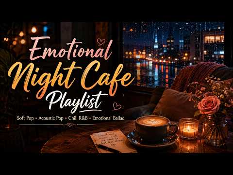 Emotional soft pop & chill R&B for study, work, relaxing Music | Rainy Night Cafe Playlist