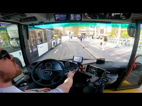 [Onboard] The Day When Bryggen Actually Got Closed - Route Nr. 3 - MAN Lion's City 18M