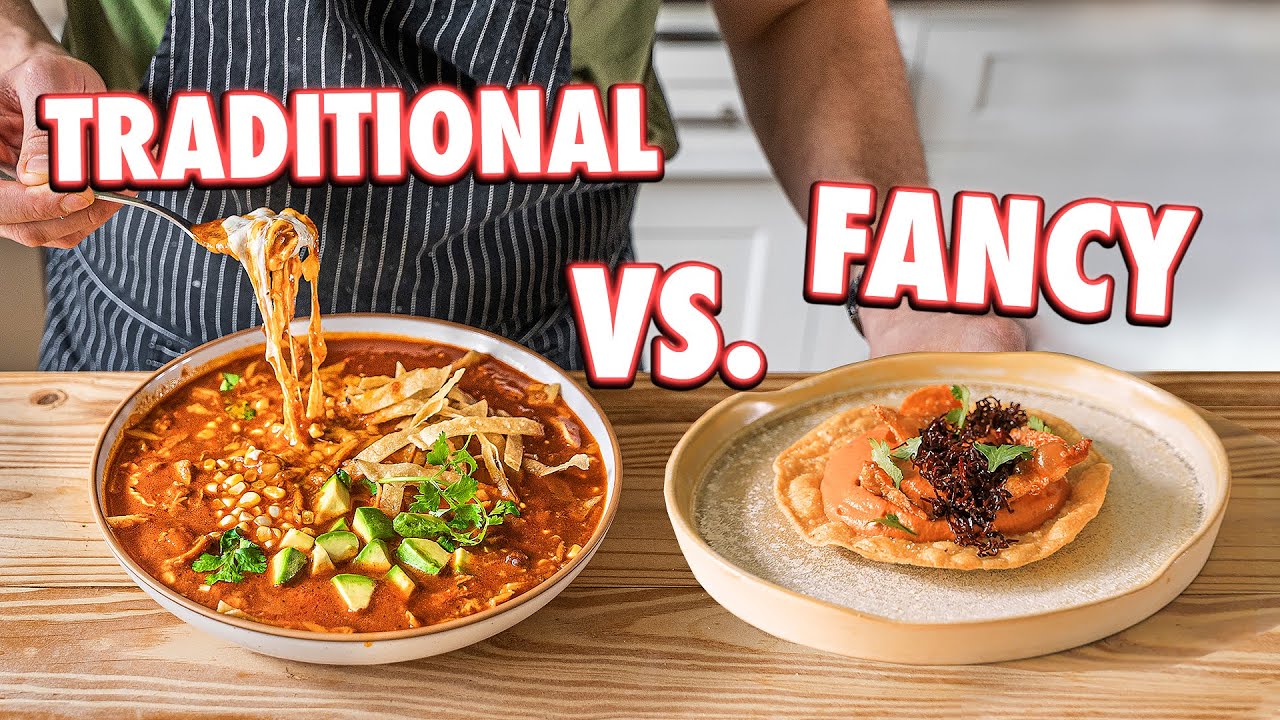 Perfect Chicken Tortilla Soup Traditional Vs. Fancy | Joshua Weissman