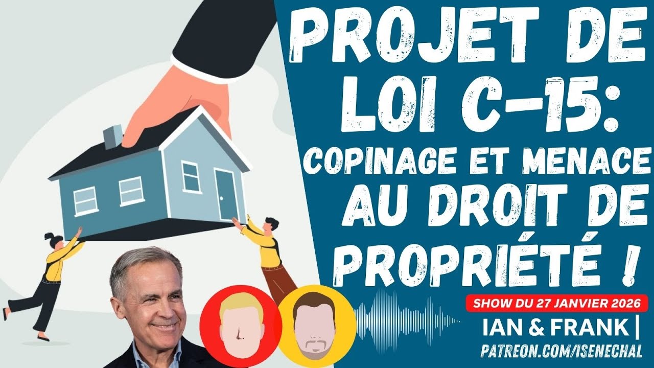 Projet de loi C-15: copinage et menace au droit de propriété !