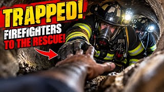 Firefighter Confined Space Rescue Training | Trapped Victim POV 🚒
