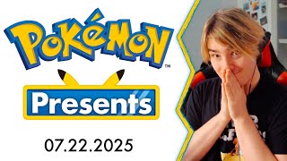 Pokemon Presents July 22, 2025 Live Reaction!!!