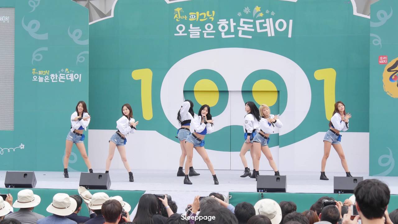 [직캠/FANCAM] 161001 AOA ( ACE OF ANGELS )  심쿵해 ( HEART ATTACK ) @ 한돈데이 By Sleeppage