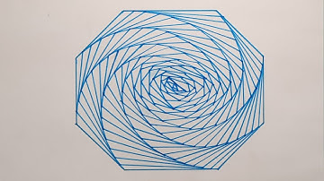 OCTAGON SPIRAL DRAWING #1