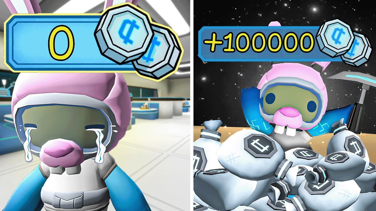 I Found the FASTEST Way to Make Space Credits in Wobbly Life