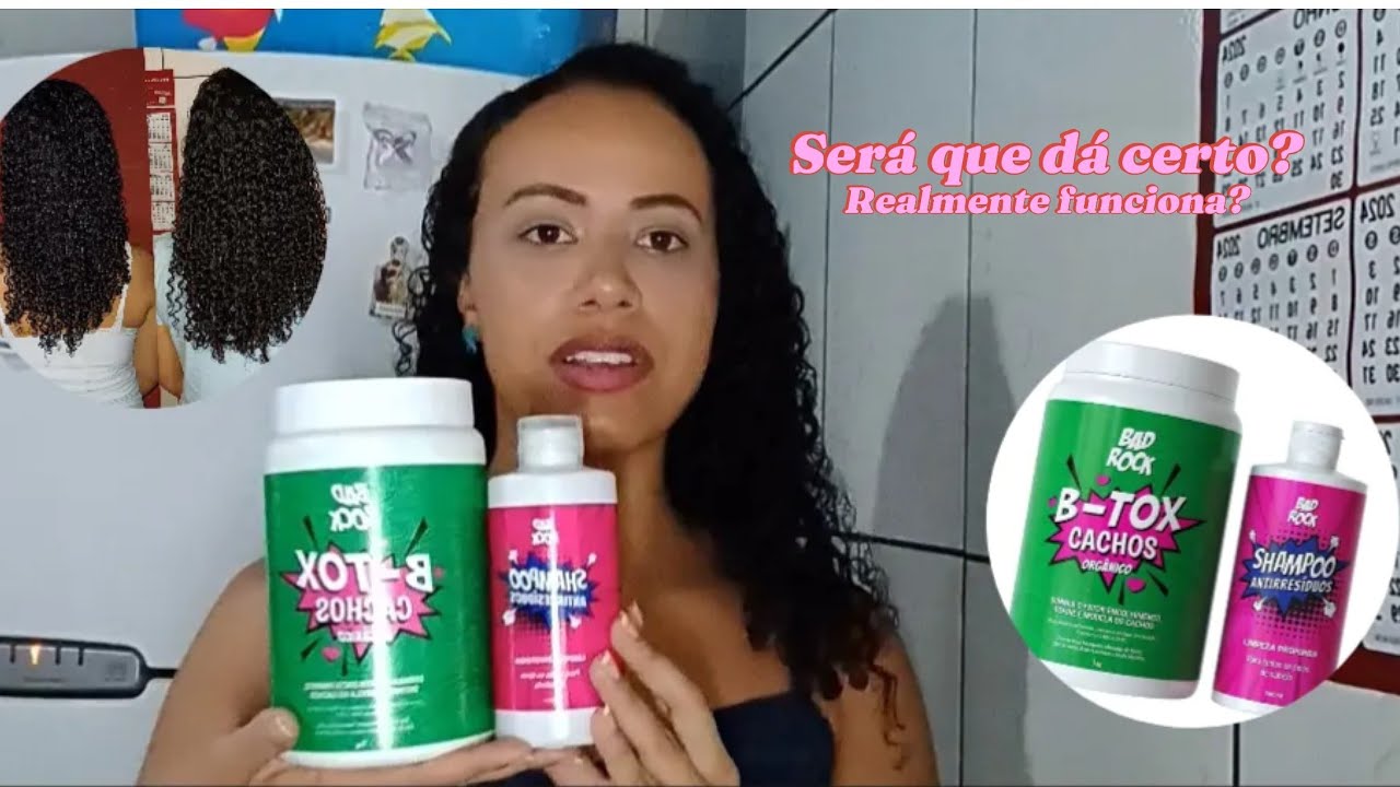 PORQUE EU USO BOTOX? REALMENTE FUNCIONA? 🤔 (1° vez usando o b-tox da bad rock feito para os cachos)