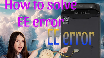 🛠️How to solve EE error on Godrej top load washing machine 💯👍😱#viralvideo #informative