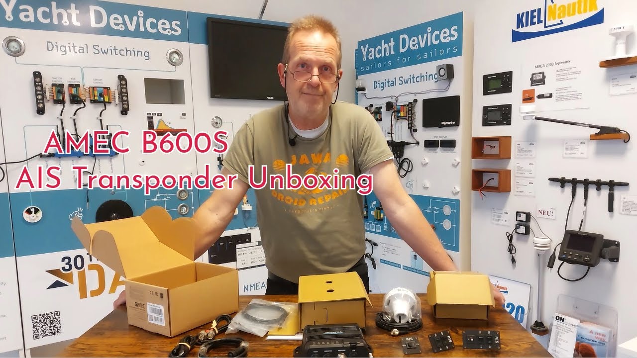 🧐Wieder auf Lager: Was ist im Lieferumfang des AMEC B600S AIS Transponders ? | von Busse Yachtshop