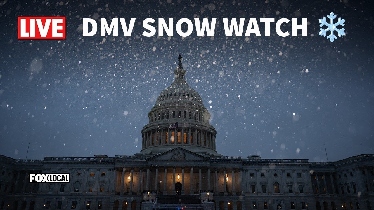 LIVE CAMERAS: SNOW TO HIT DMV & BEYOND | WATCH LIVE