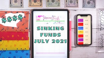 Setting up my SINKING FUNDS tracker July 2021 | Naturally LIzzie